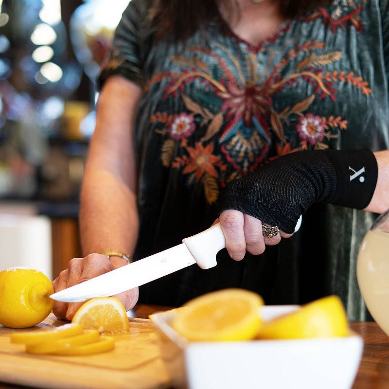 Nufabrx Maximum Strength Compression and Pain Relief Wrist Sleeve - Black