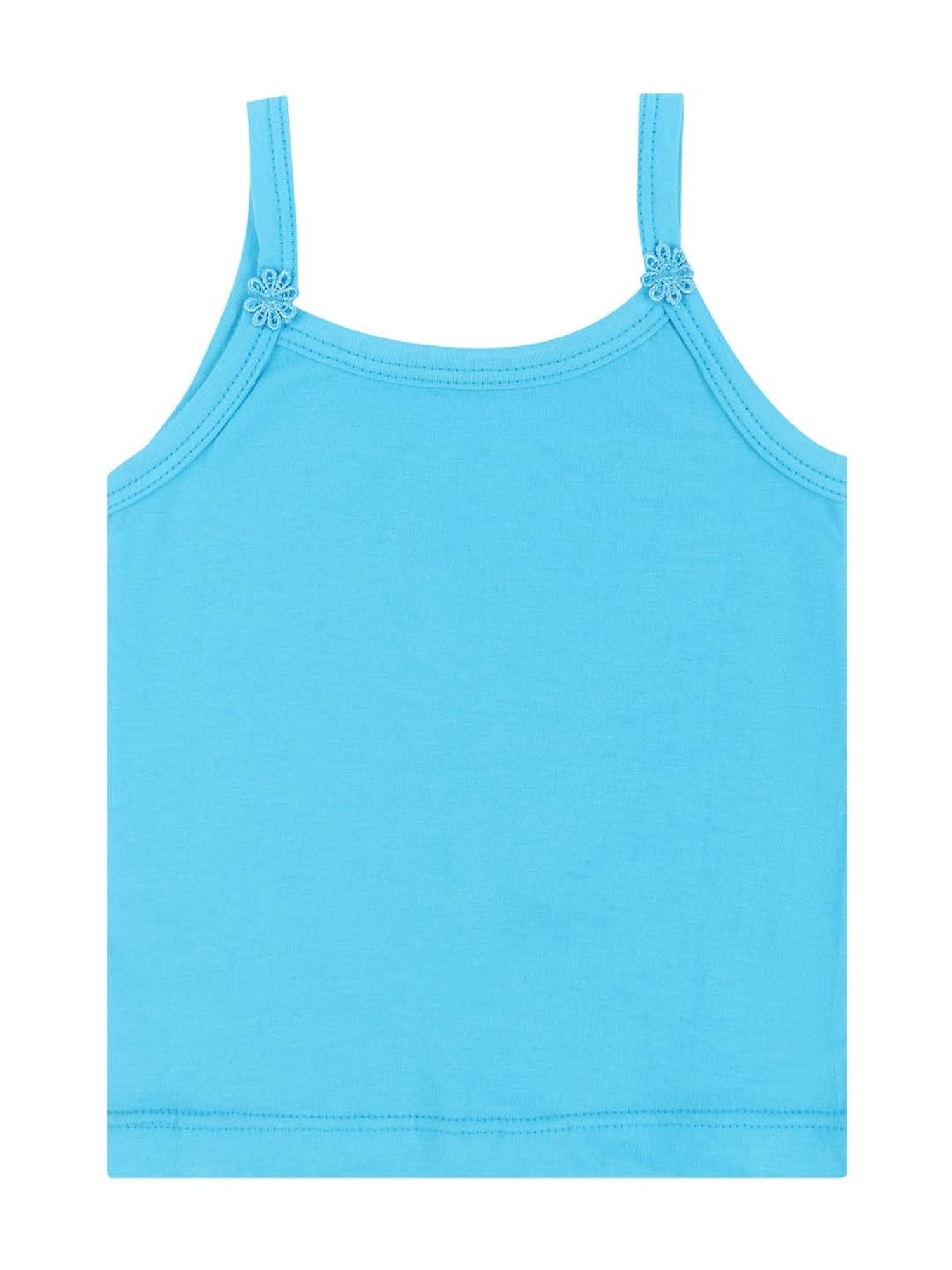 Dyca Kids Multicolor Cotton Solid Vest (Pack of 6)