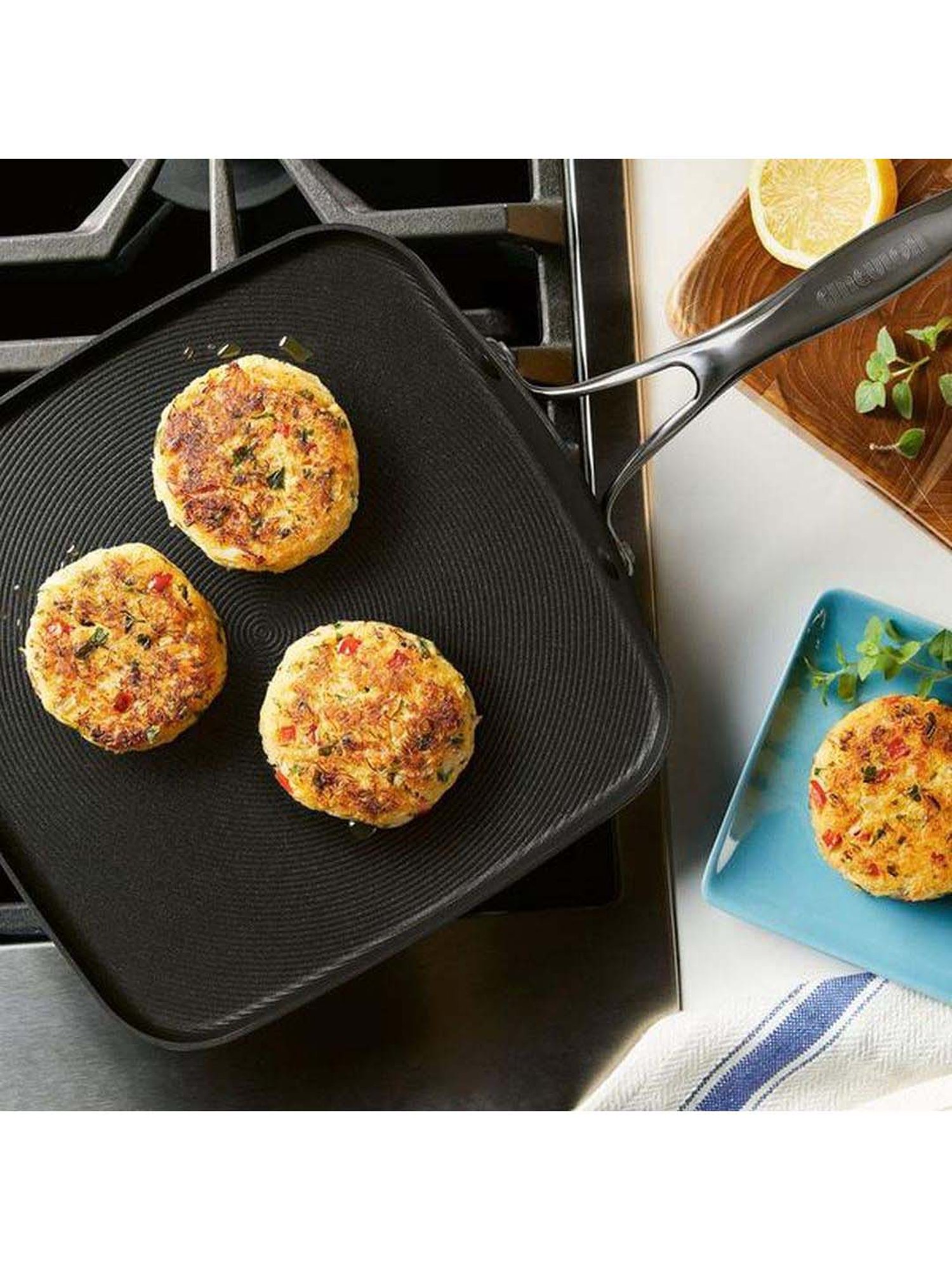 Circulon Non-Stick + Hard Anodized Square Tawa, 28 Cm