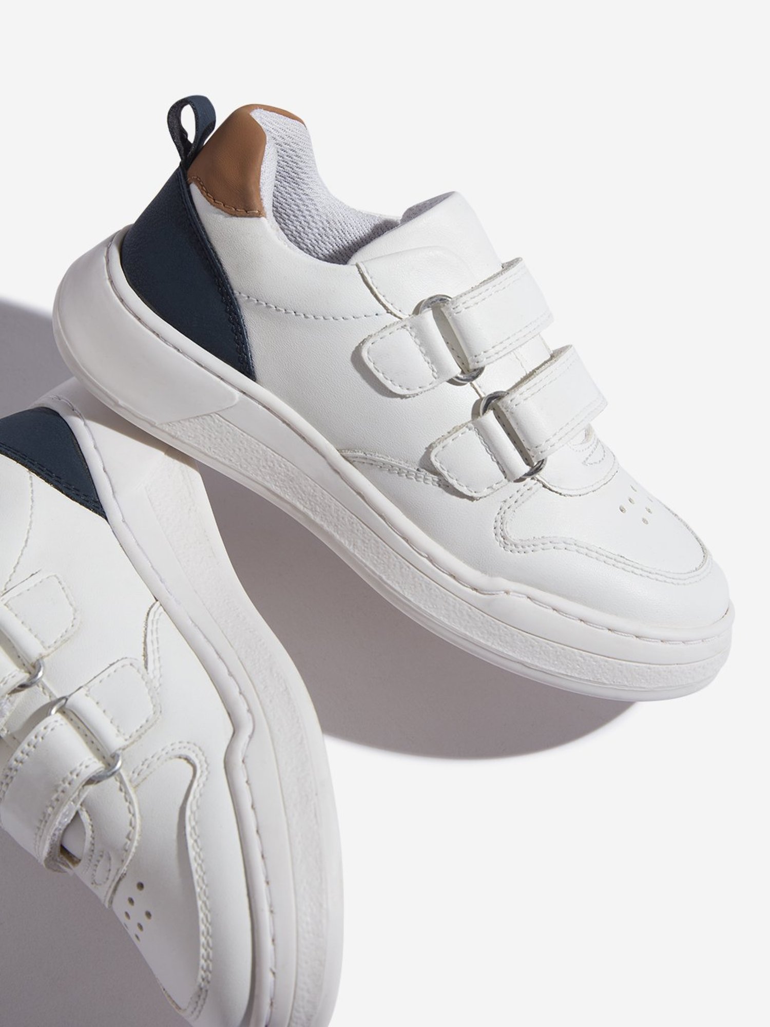 Yellow by Westside White Perforated Shoes