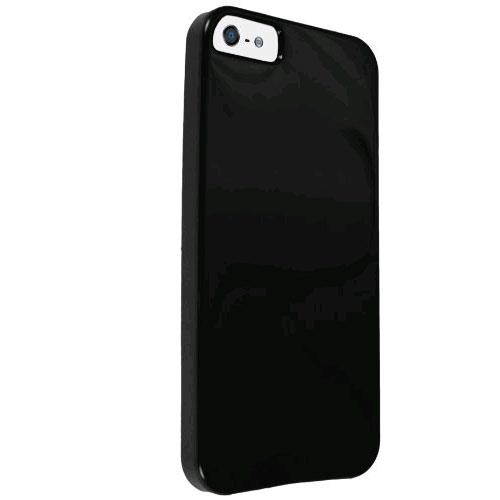 Technocel Solid TPU Slider Skin for Apple iPhone 5 - Black