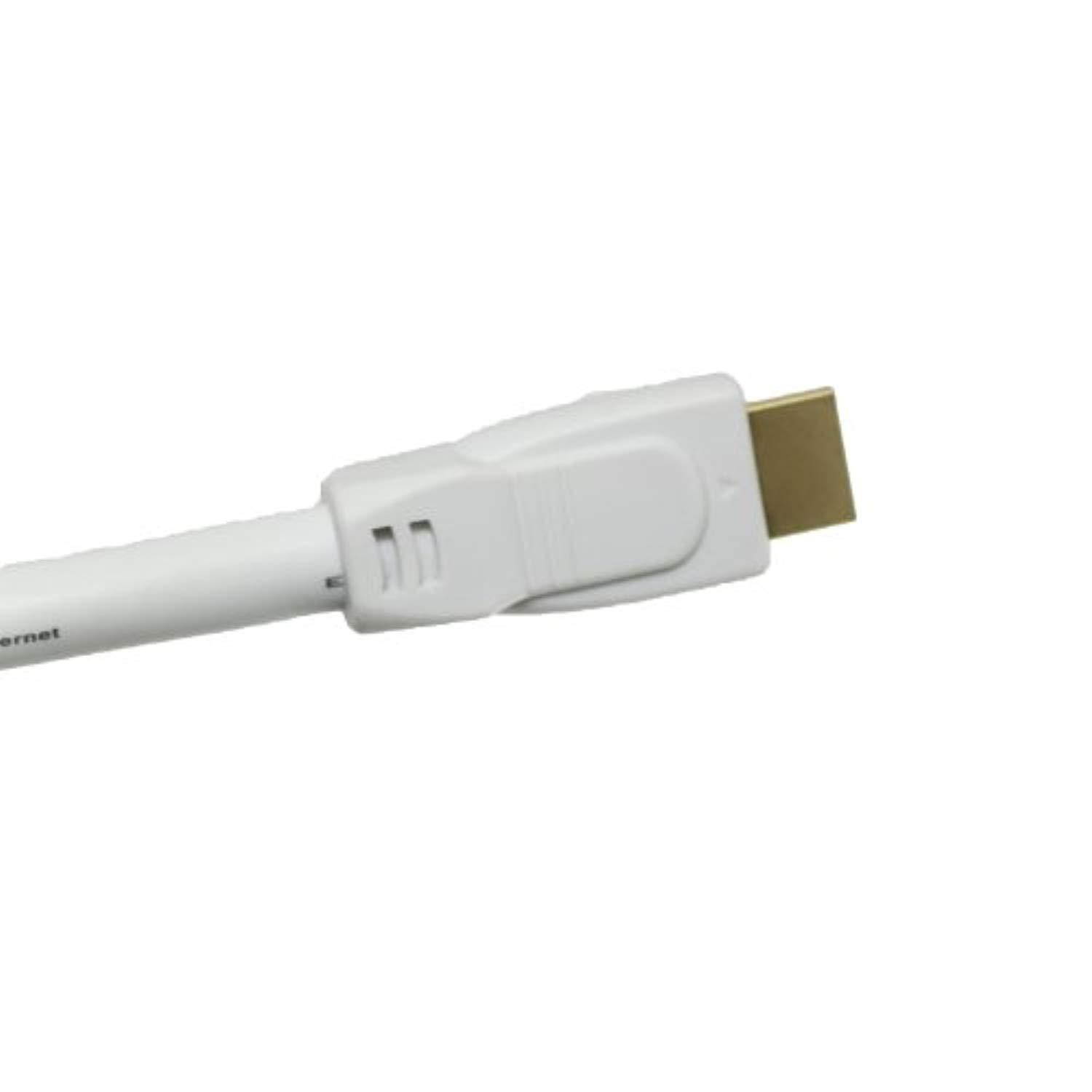 tartan 24 awg high speed hdmi cable with ethernet, 20 foot, white
