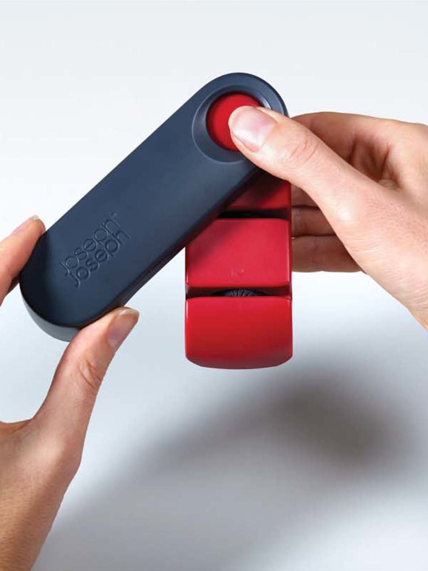 Joseph Joseph Red & Black Plastic Rota Knife Sharpner - Set of 1