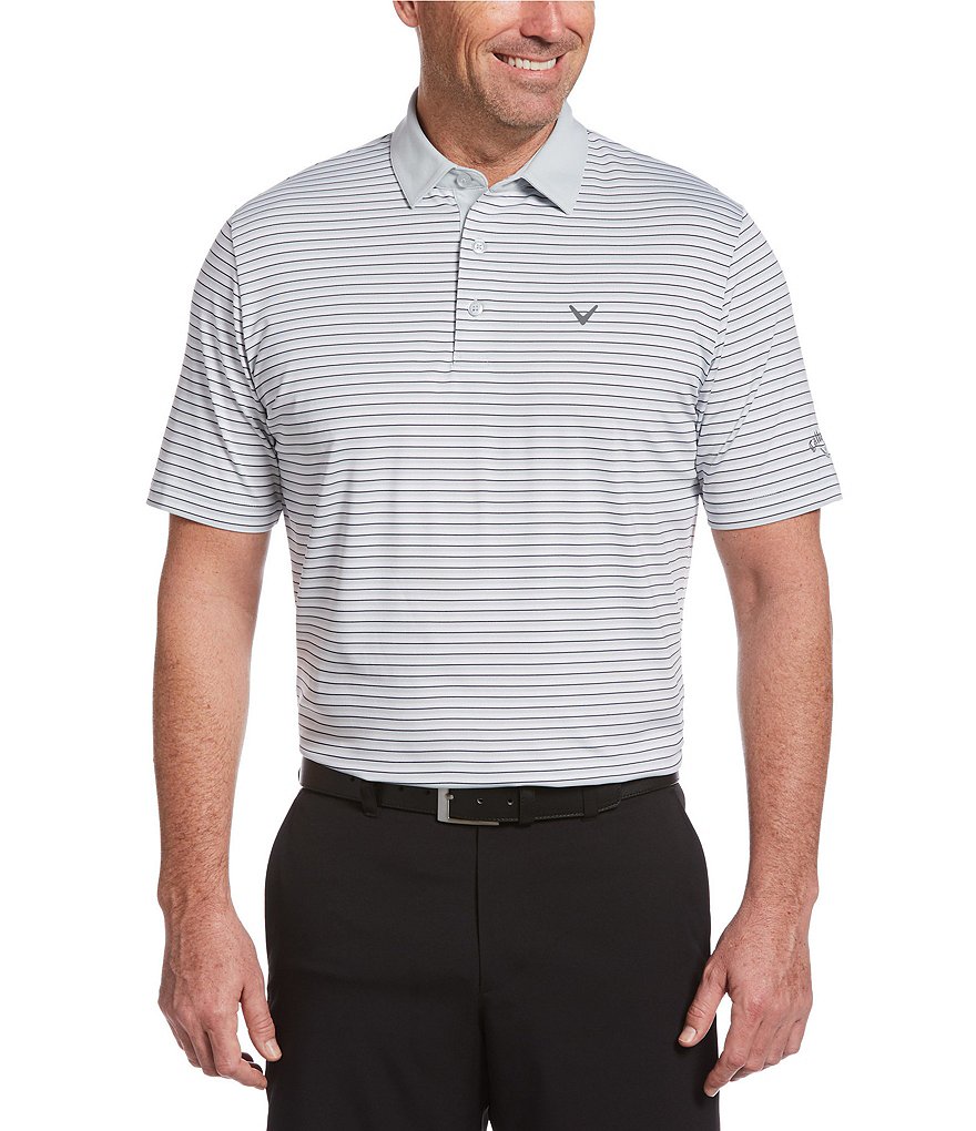 Callaway Short-Sleeve Vent Stripe OptiDri&trade; Golf Polo