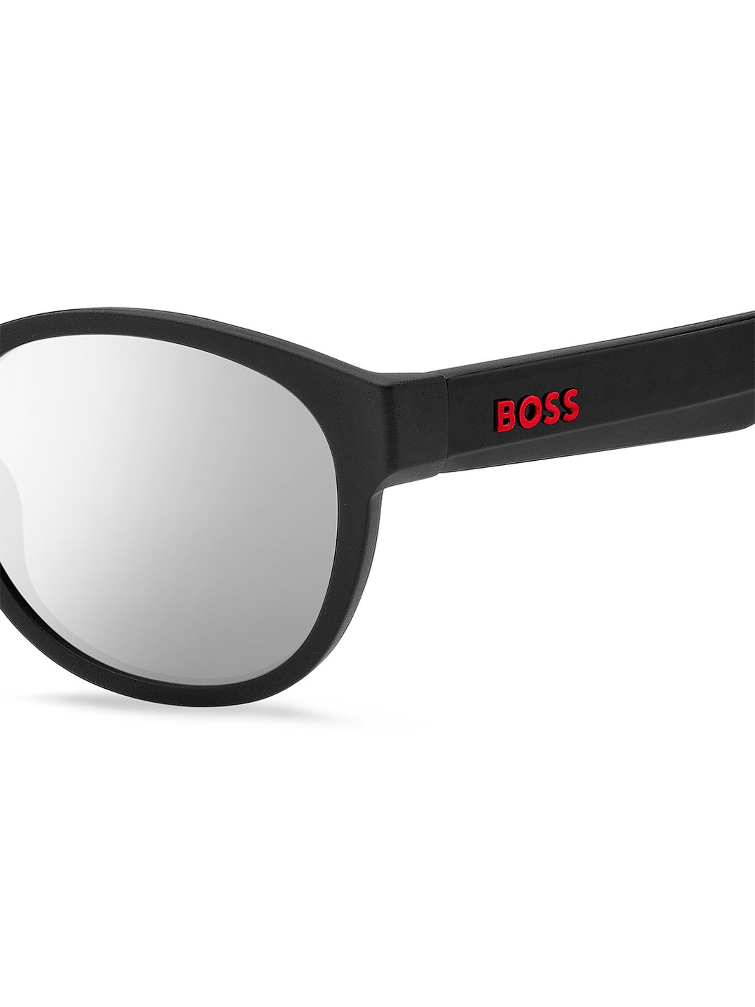 Hugo Boss White Round Sunglasses for Men