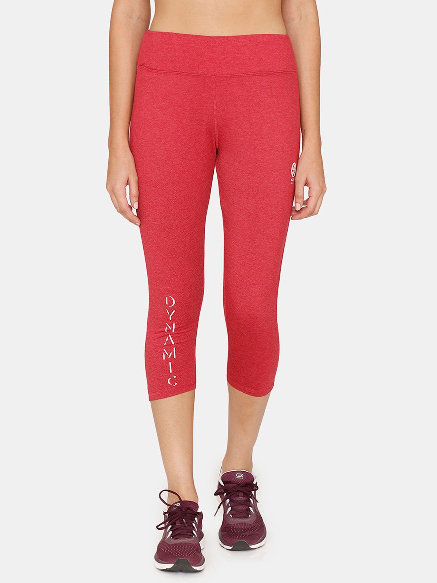 Rosaline by Zivame Scarlet Red Regular Fit Capris