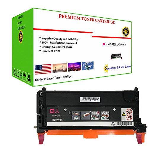 Sunshine Toner Compatible High Yield Toner Cartridge Replacement for Dell 3130 3130cn, 1-Pack,1M