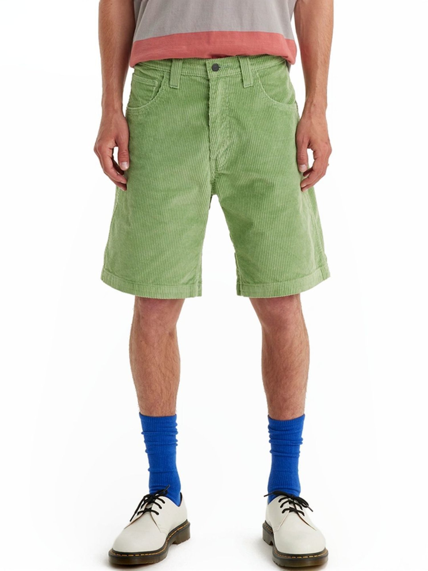 Levi's Green Slim Fit Texture Shorts