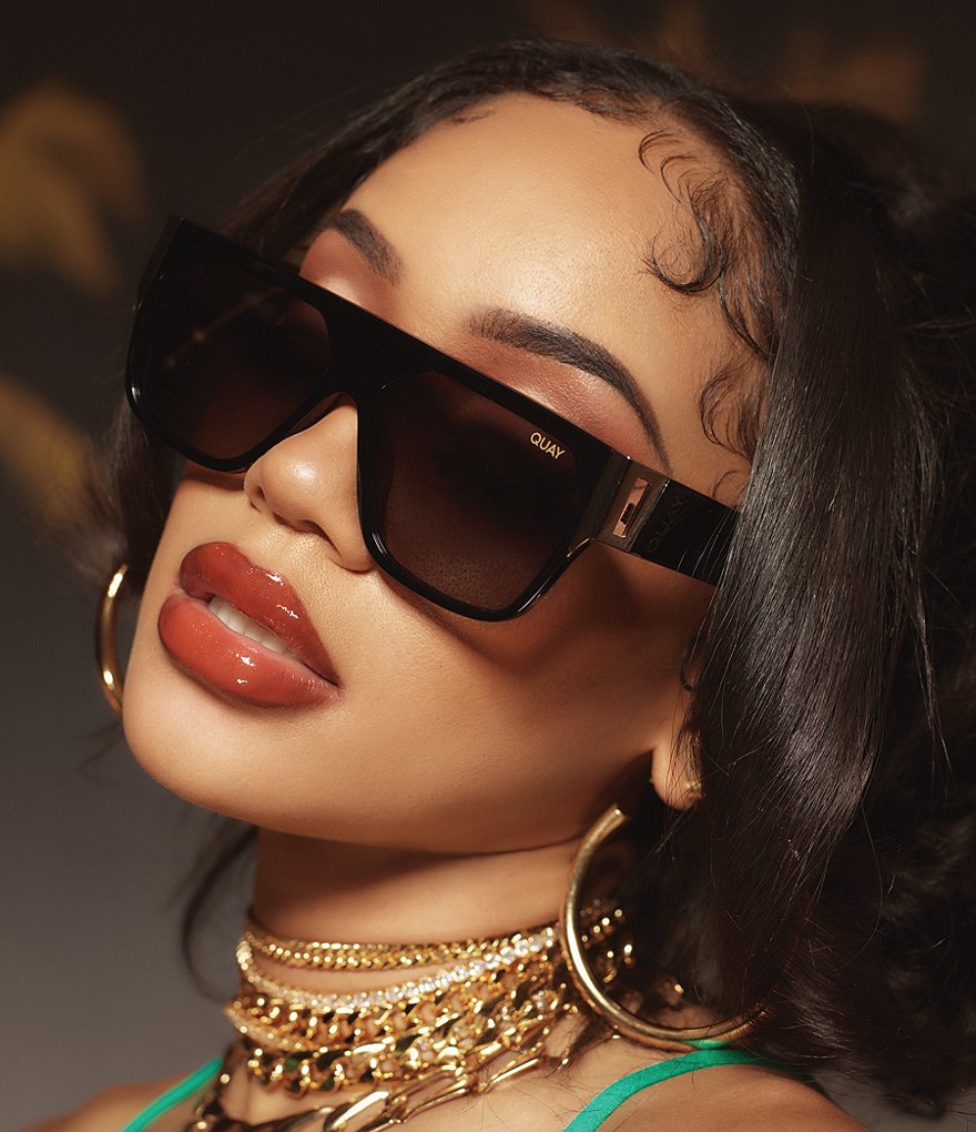 Quay Australia Go Off Shield Polarized 52m Sunglasses