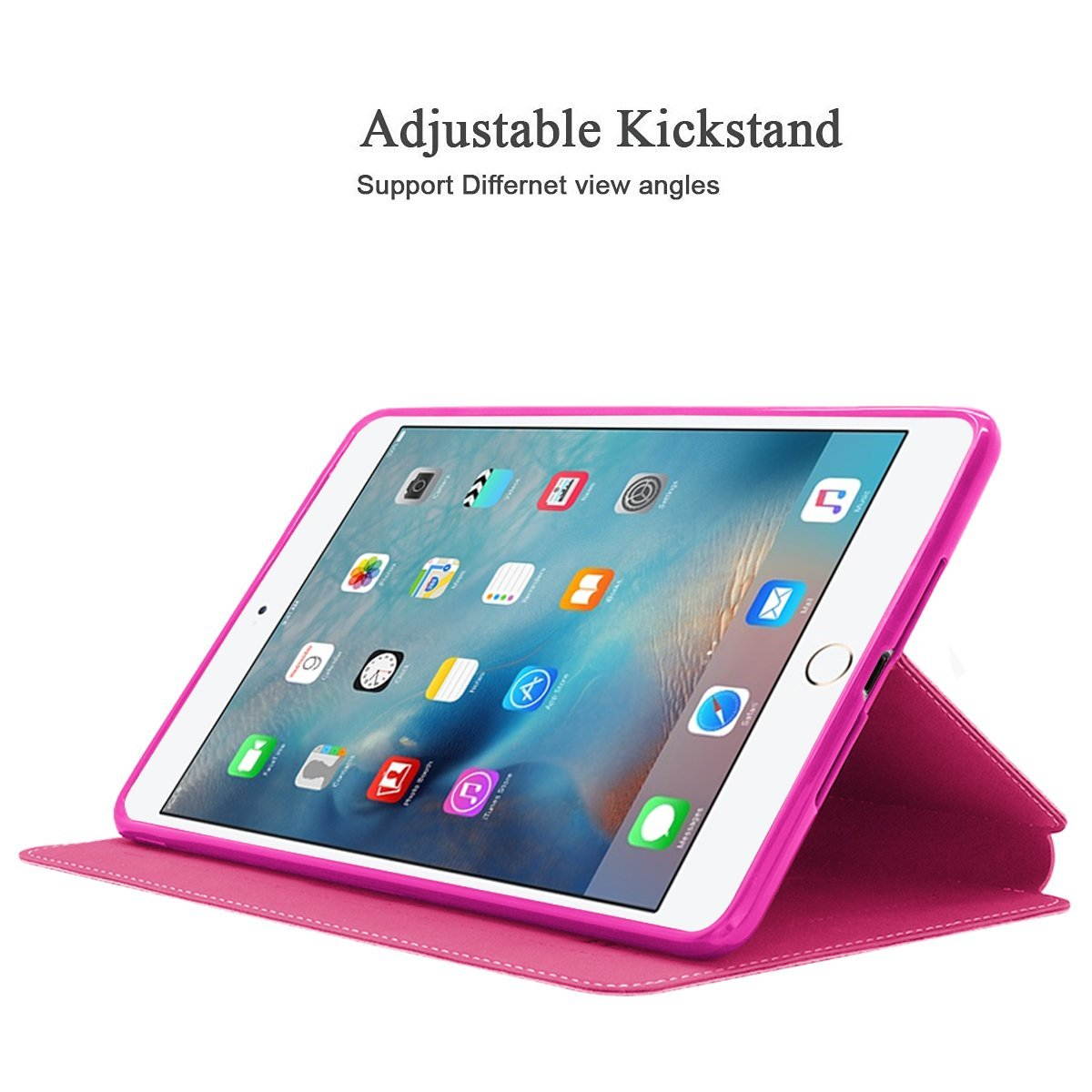 Mignova iPad Mini 4 Case - Ultra Slim Lightweight Smart Stand Cover Case With Auto Wake / Sleep for Apple iPad Mini 4