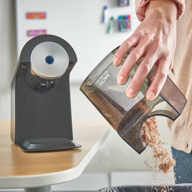X-ACTO TeacherPro Electric Pencil Sharpener with Auto Adjust Dial & SafeStart Motor