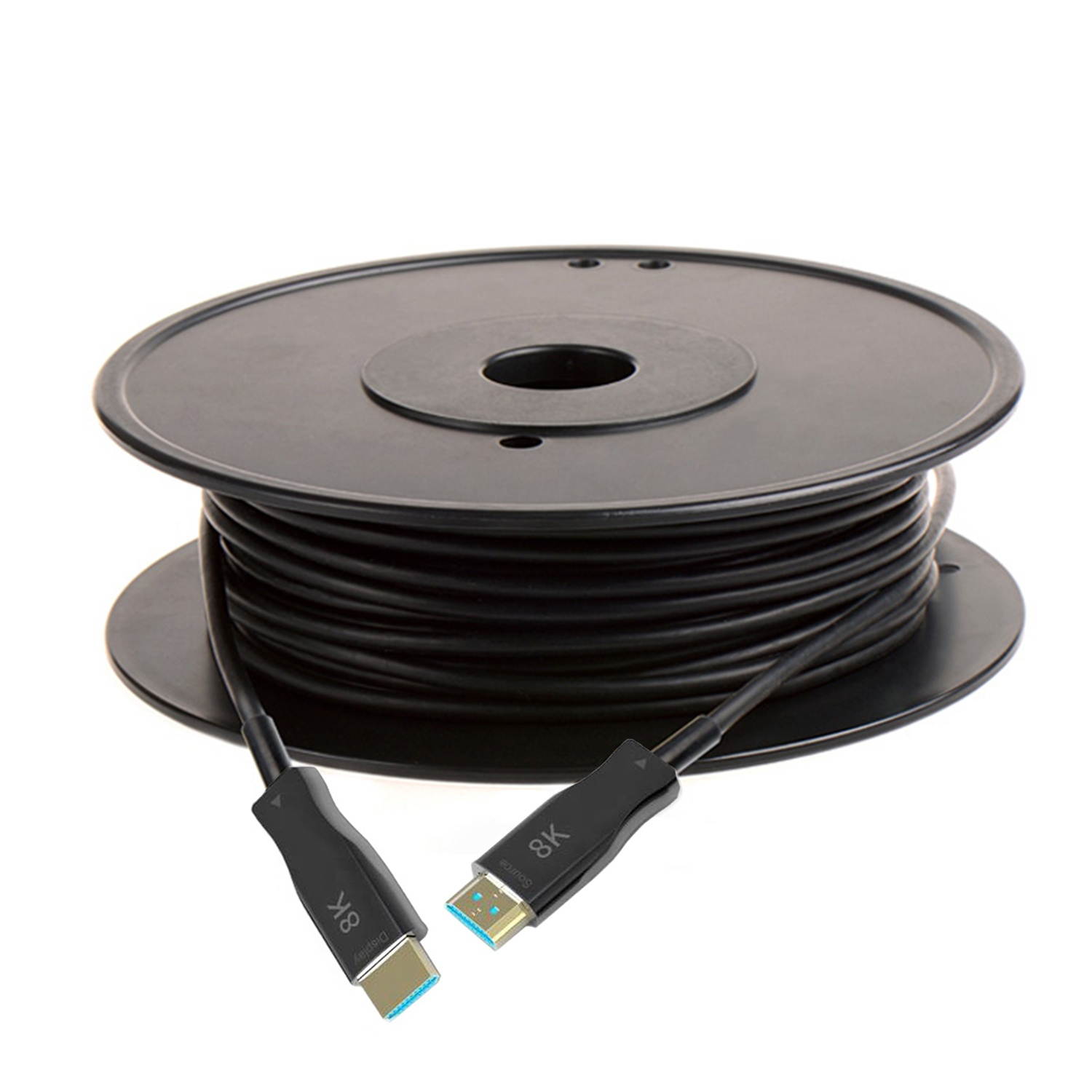 SatelliteSale 8K Fiber Optic HDMI 2.1 Cable, 48Gbps, 8K@60Hz, HDMI Cord 50FT