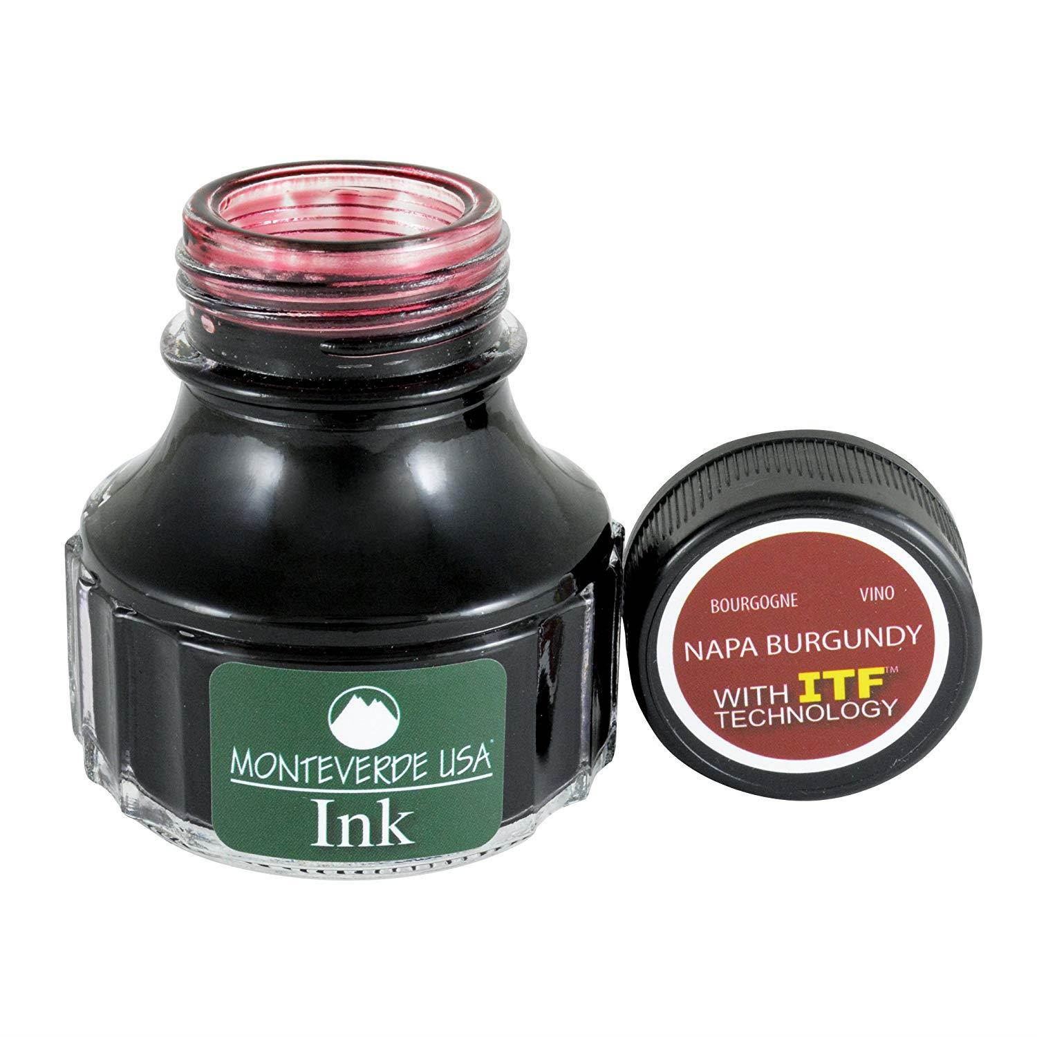 Monteverde USA Ink with ITF Technology, 90 ml Napa Burgundy (G308BG)