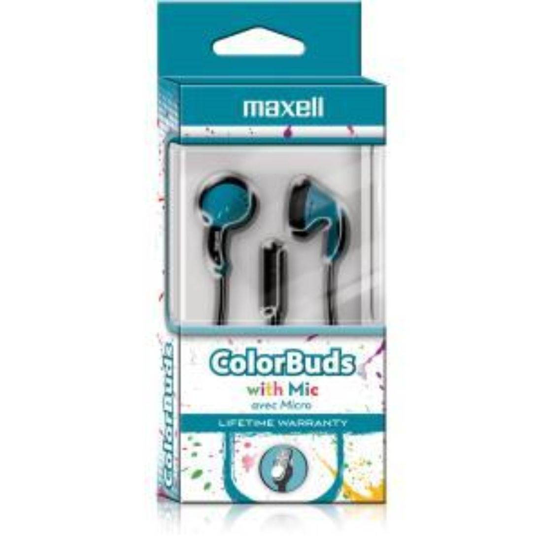 CBM-B5 COLOR BUD W/ MIC BLUE