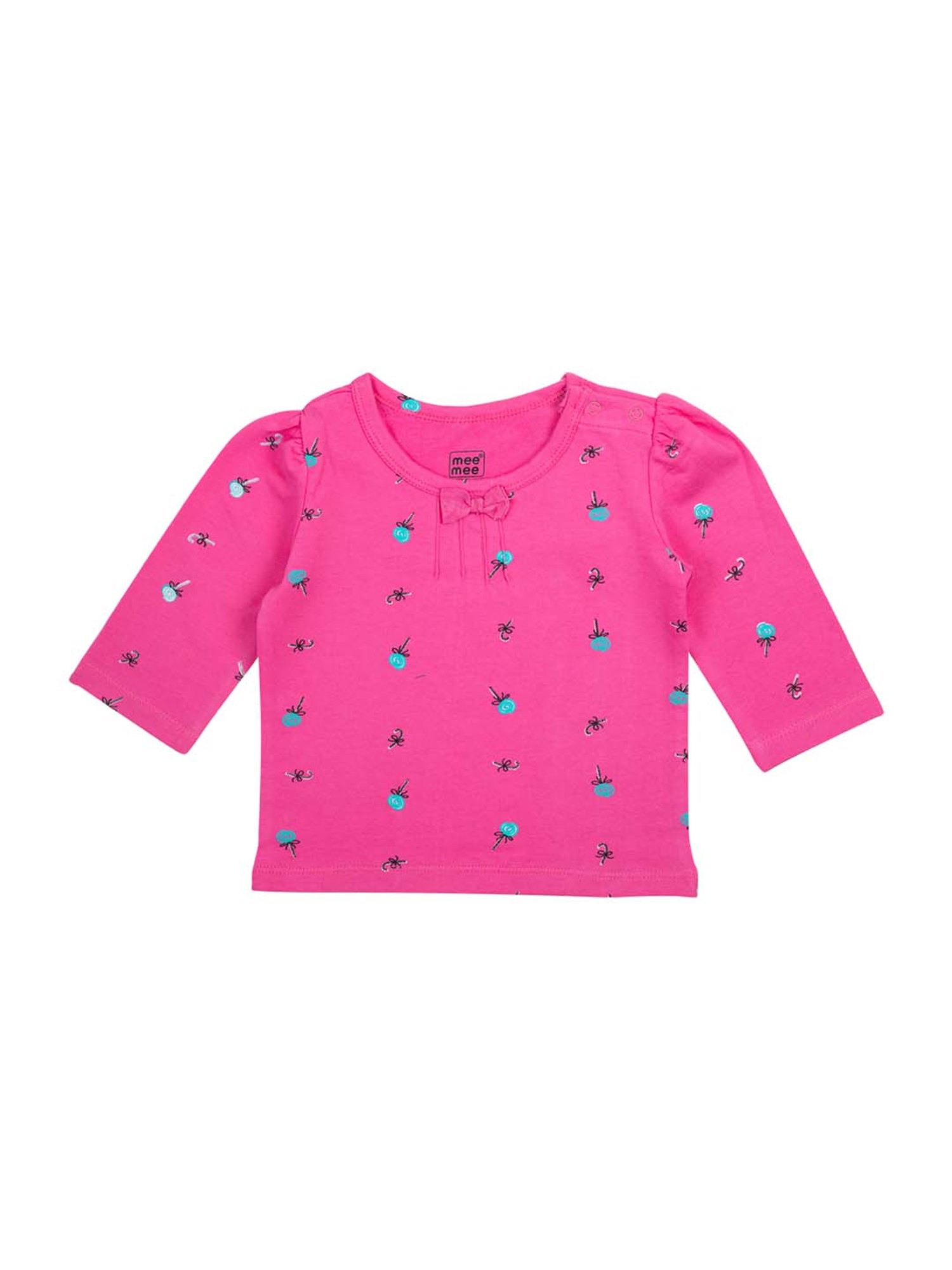 Mee Mee Kids Multicolor Printed Tops - Pack of 2