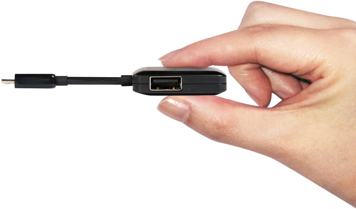 Transcend USB 2.0 OTG Card Reader, Black (TS-RDP9K)