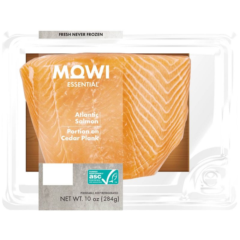 MOWI Fresh Atlantic Salmon Portion on Cedar Plank - 10oz