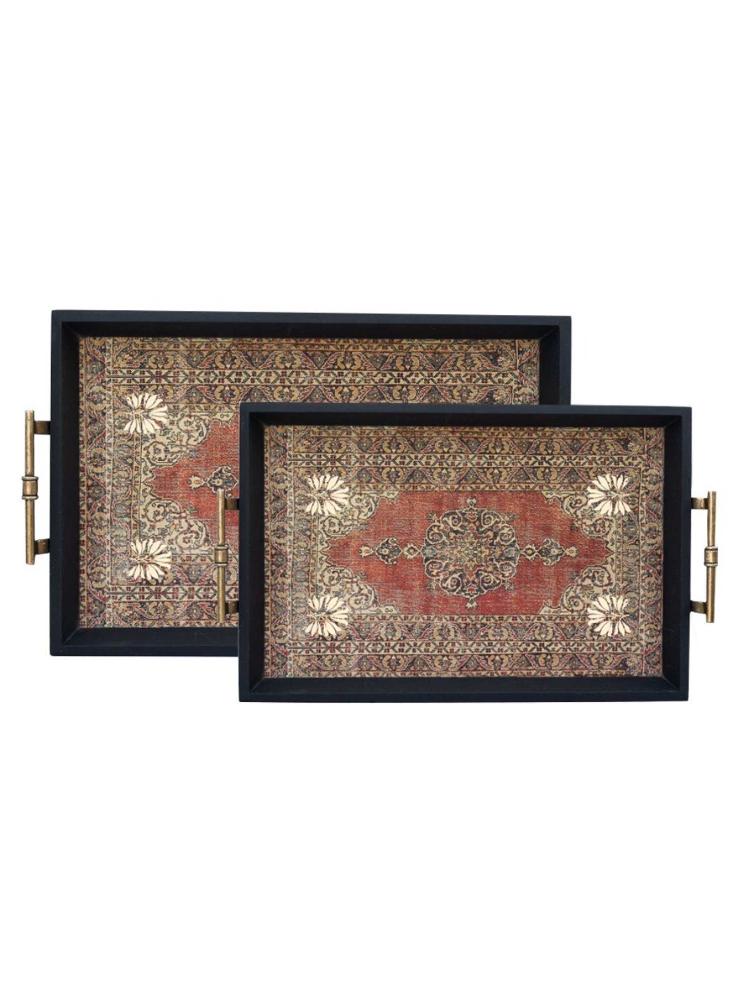 Gibson Home 18" x 24" Ceramic Gracious Rectangular Serving Platter