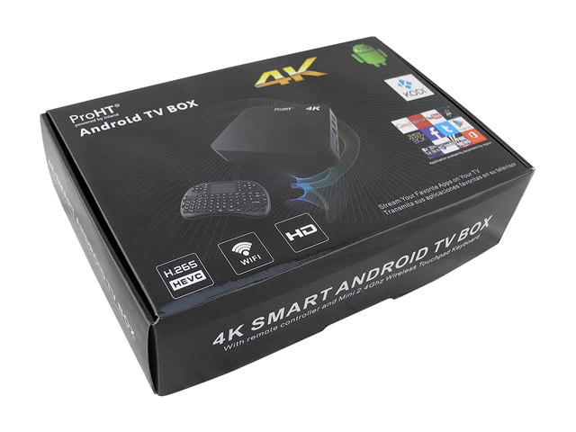 INLAND 88159 ProHT Andoid 4K TV Box with keyboard