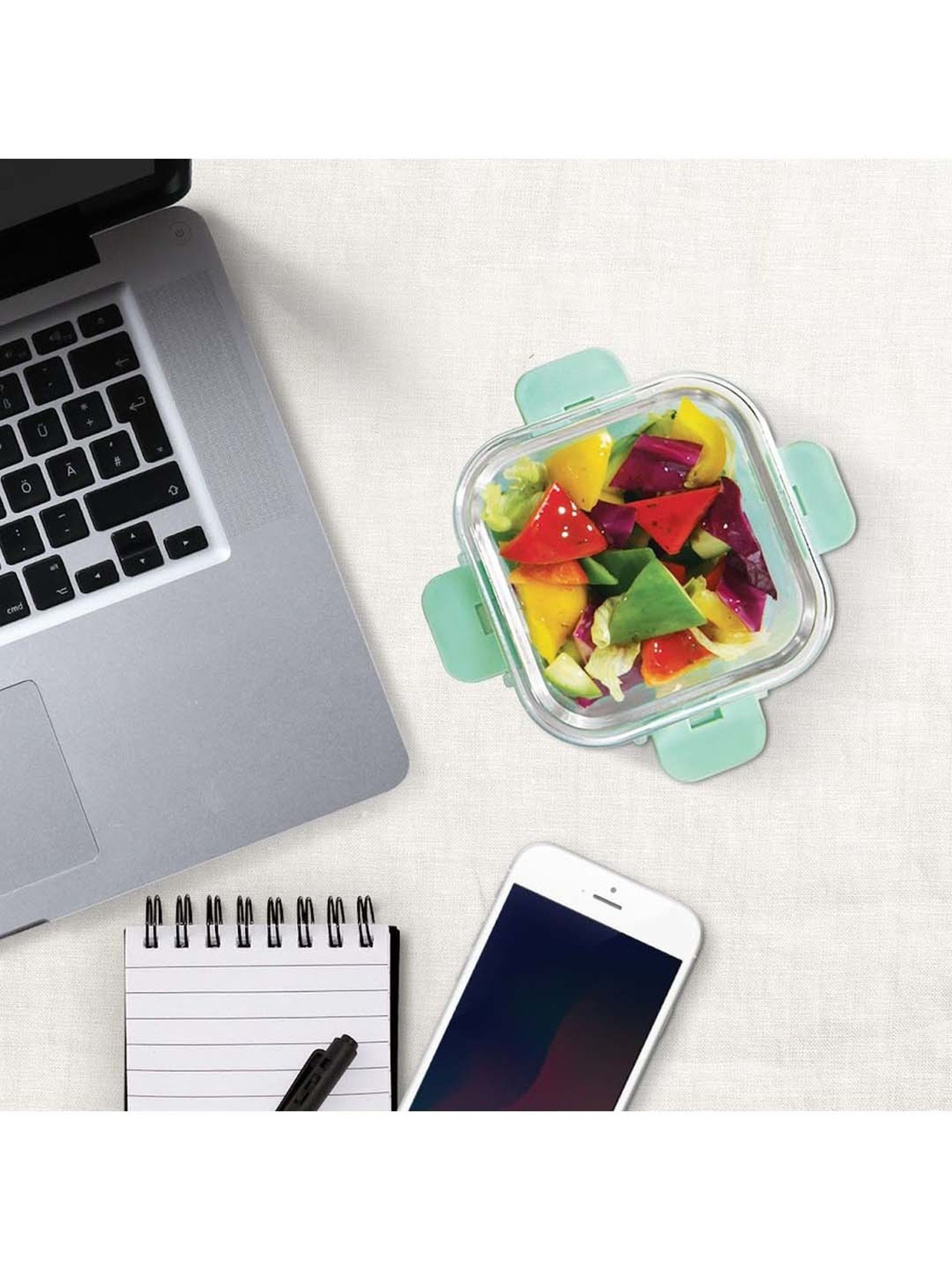 Allo Borosilicate Glass Containers with Lids Microwave Safe Container for Glass Storage Containers