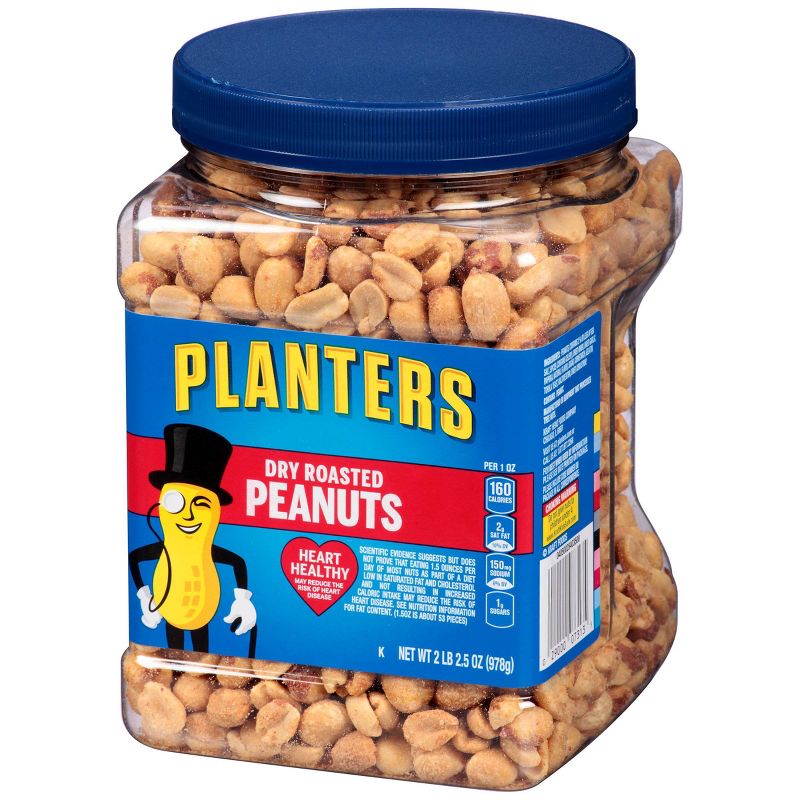 Planters Dry Roasted Peanuts - 34.5oz