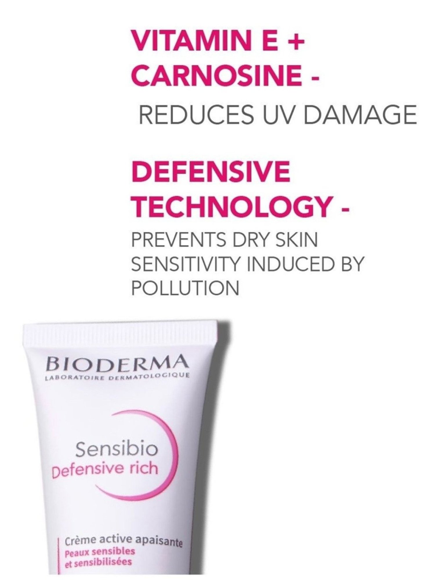 Bioderma Sensibio Defensive Rich Active Soothing Cream - 40 ml