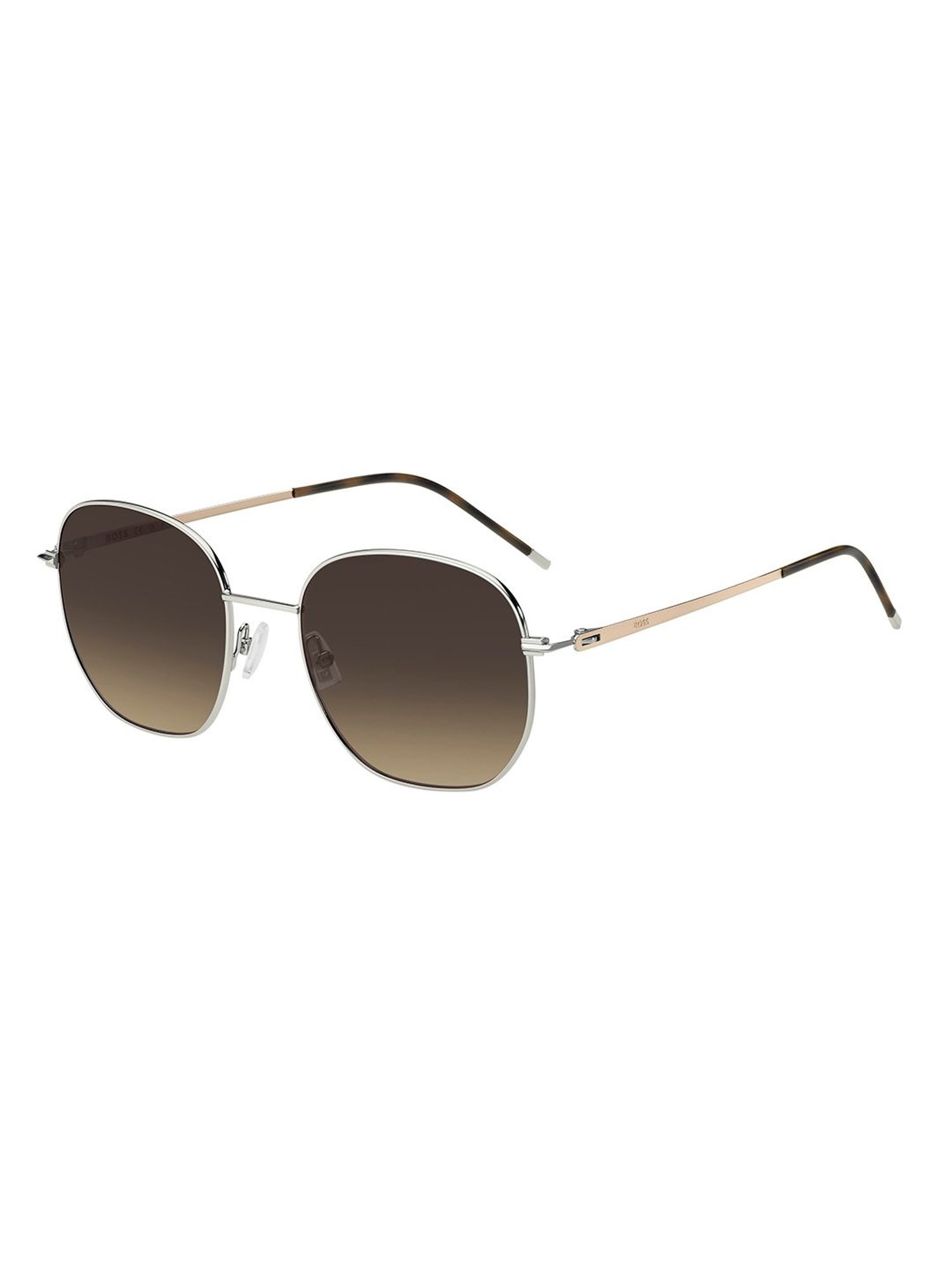 Hugo Boss Brown Geometric Sunglasses for Women