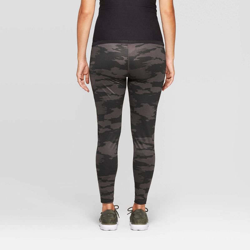 Maternity Crossover Panel® Active Bootcut Pants - Isabel Maternity™ by Ingrid & Isabel® Black XXL