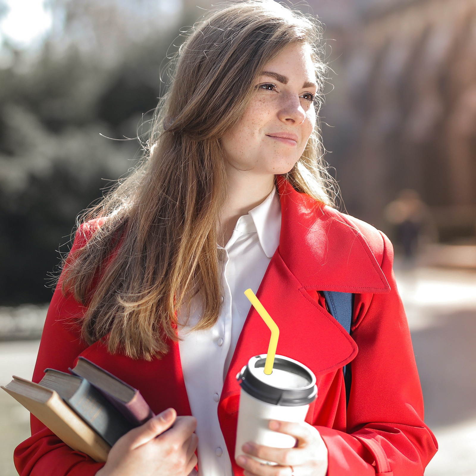 1 Set of Food Grade Straws Environmental Friendly Straws Silicone Straws