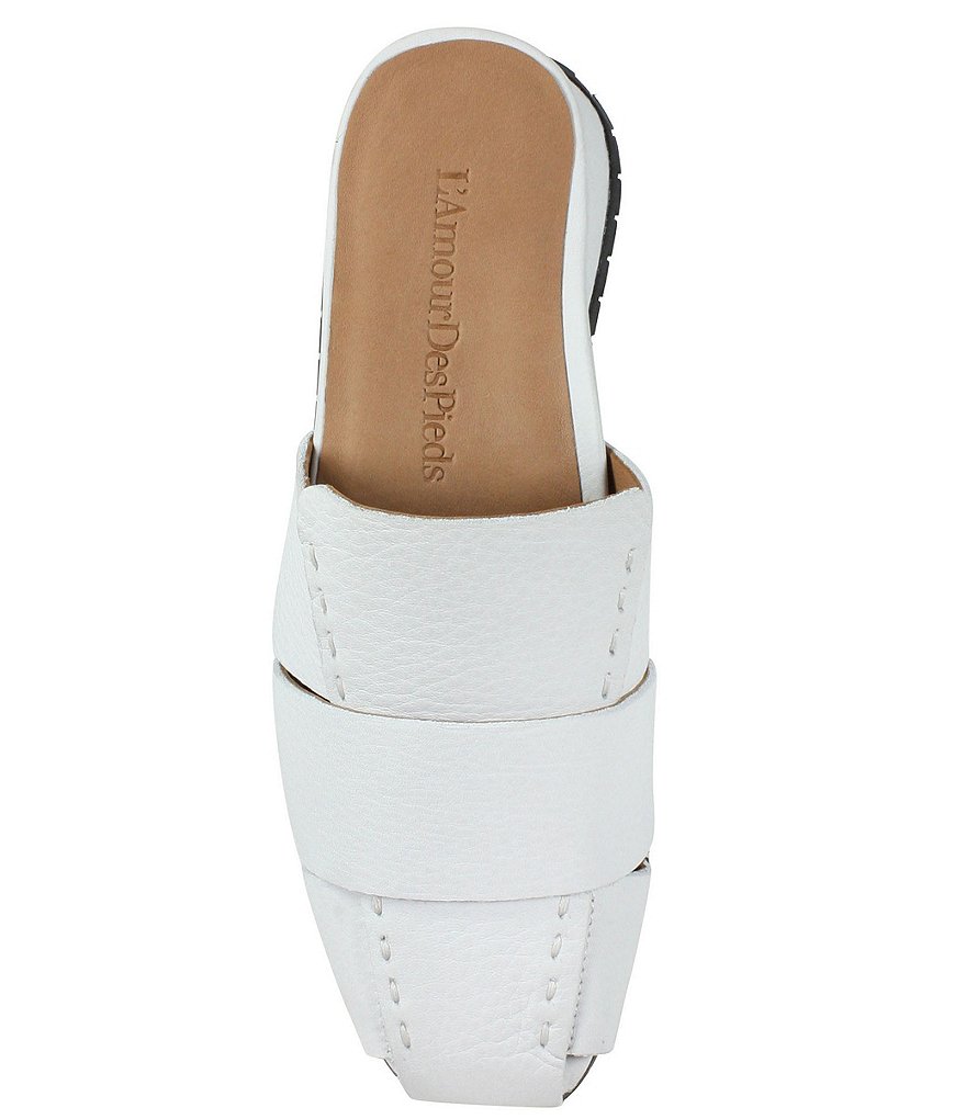 L'Amour Des Pieds Tarius Leather Mules