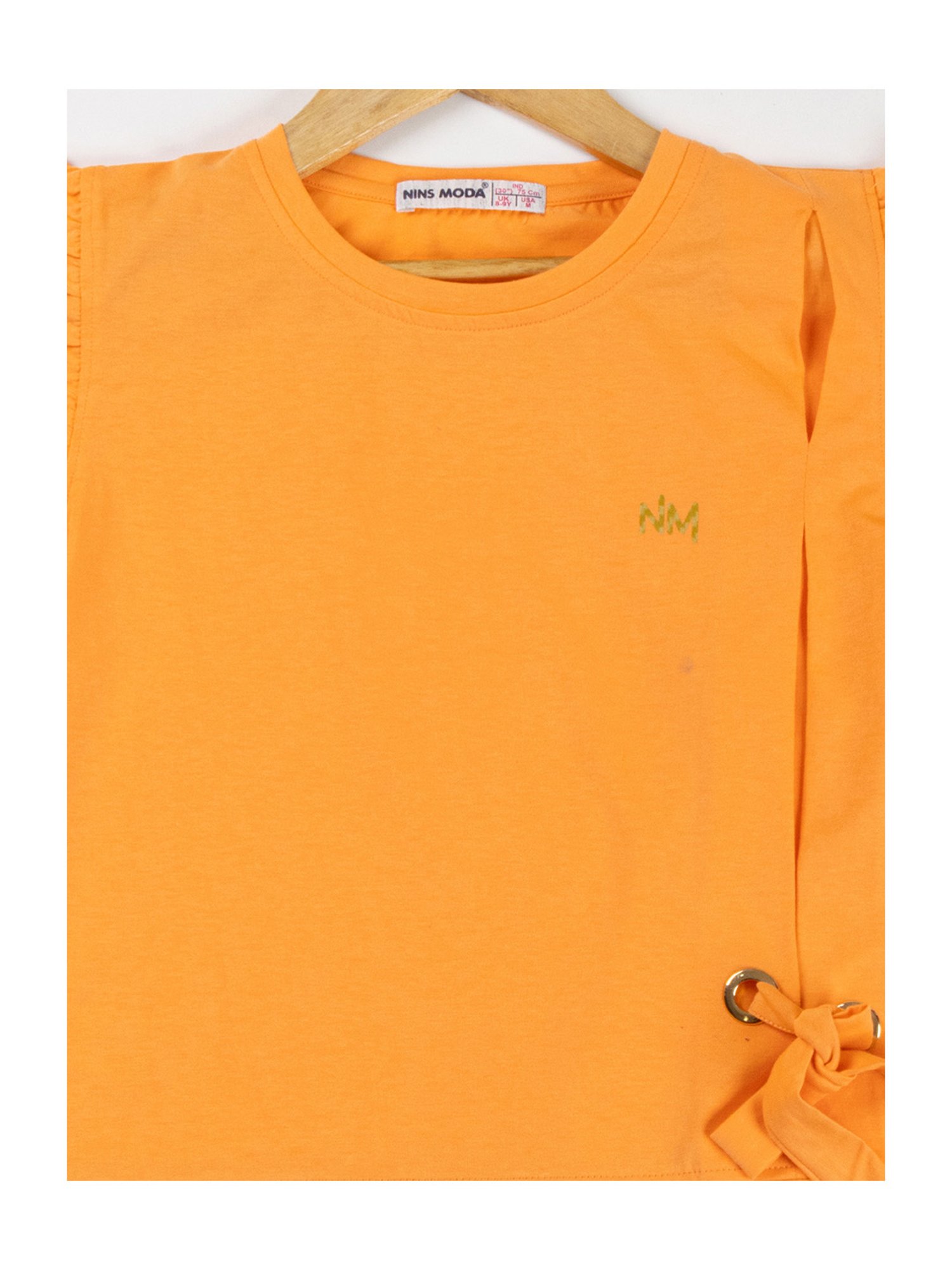 NINS MODA Kids Orange Solid Top