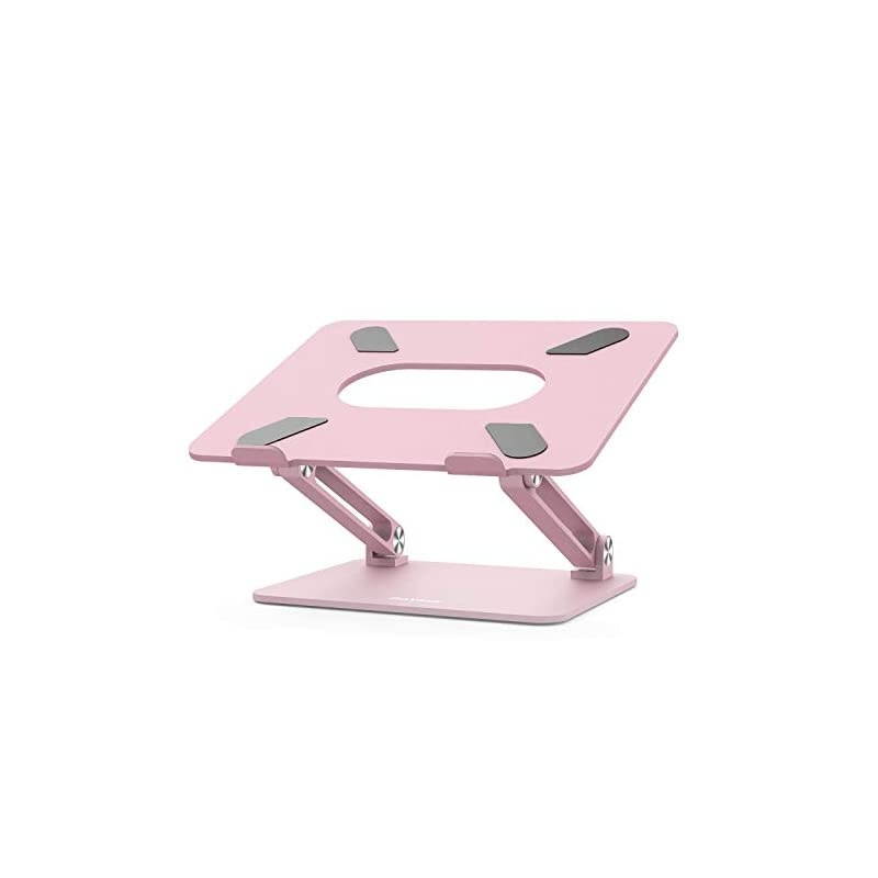 Laptop Stand  Laptop Holder MultiAngle Stand with HeatVent to Elevate Laptop Adjustable Notebook Stand for Laptop up to 17 inches Compatible for MacBook HP Laptop and so on Space Gray