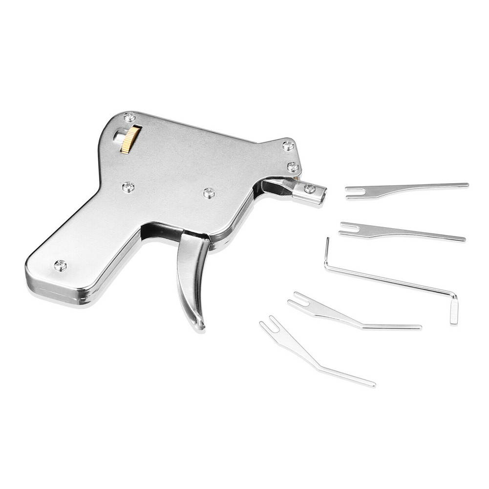 2021 New 6 PCS Key Repair Tool Stainless Steel Strong Lock Opener Hook Clamp Needle Straight Hook Pliers Two-Way Hook Pliers