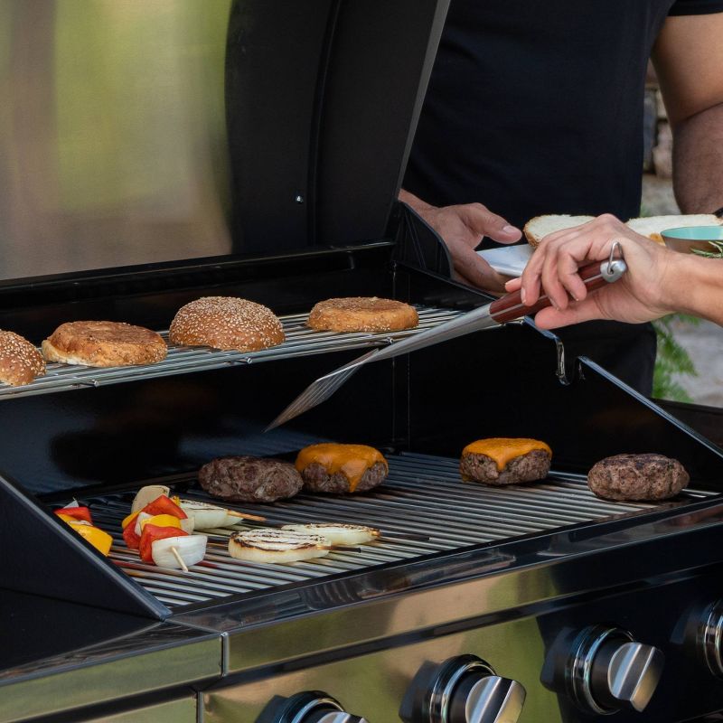 TYTUS 4-Burner  304 Gas Grill Island TI400SSBLP-3.4.1 Black Stainless Steel