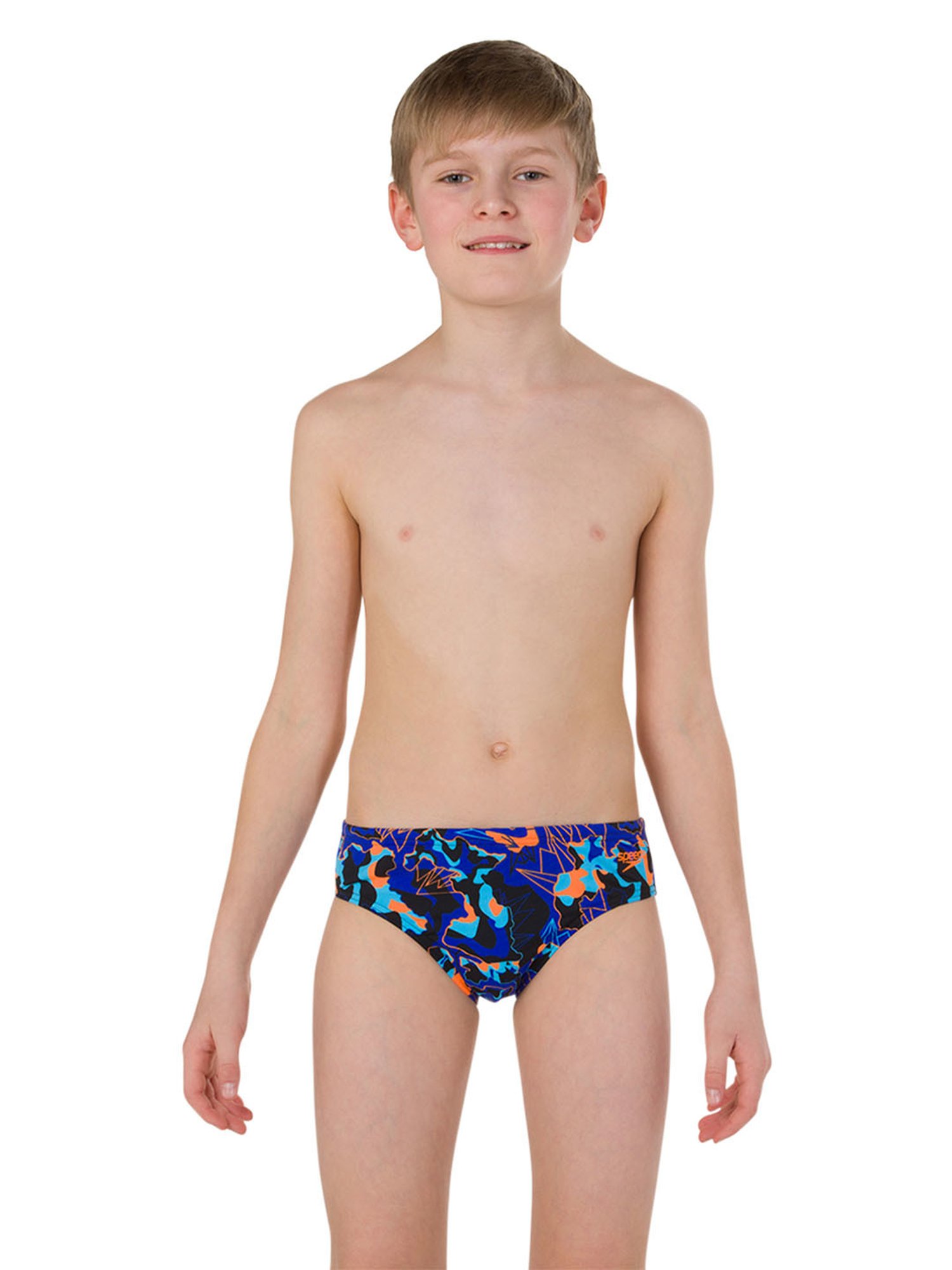 Speedo Kids Multicolor Printed Brief