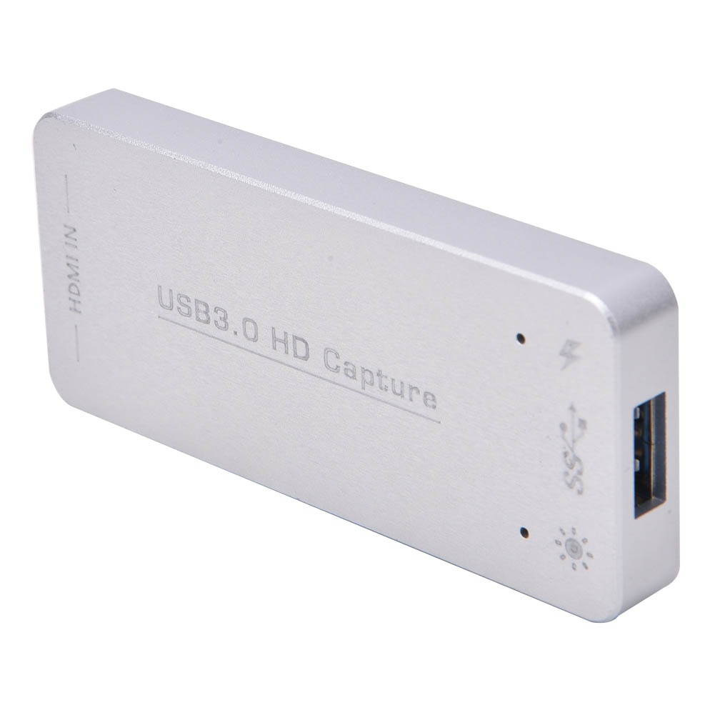 USB3.0 HDMI Video Capture Card 4K 1080P 30fsp No-delay for OBS Live-streaming USB 3.0 High Definition Video Audio Capture Card for OBS Live Streaming 1080P HDMI