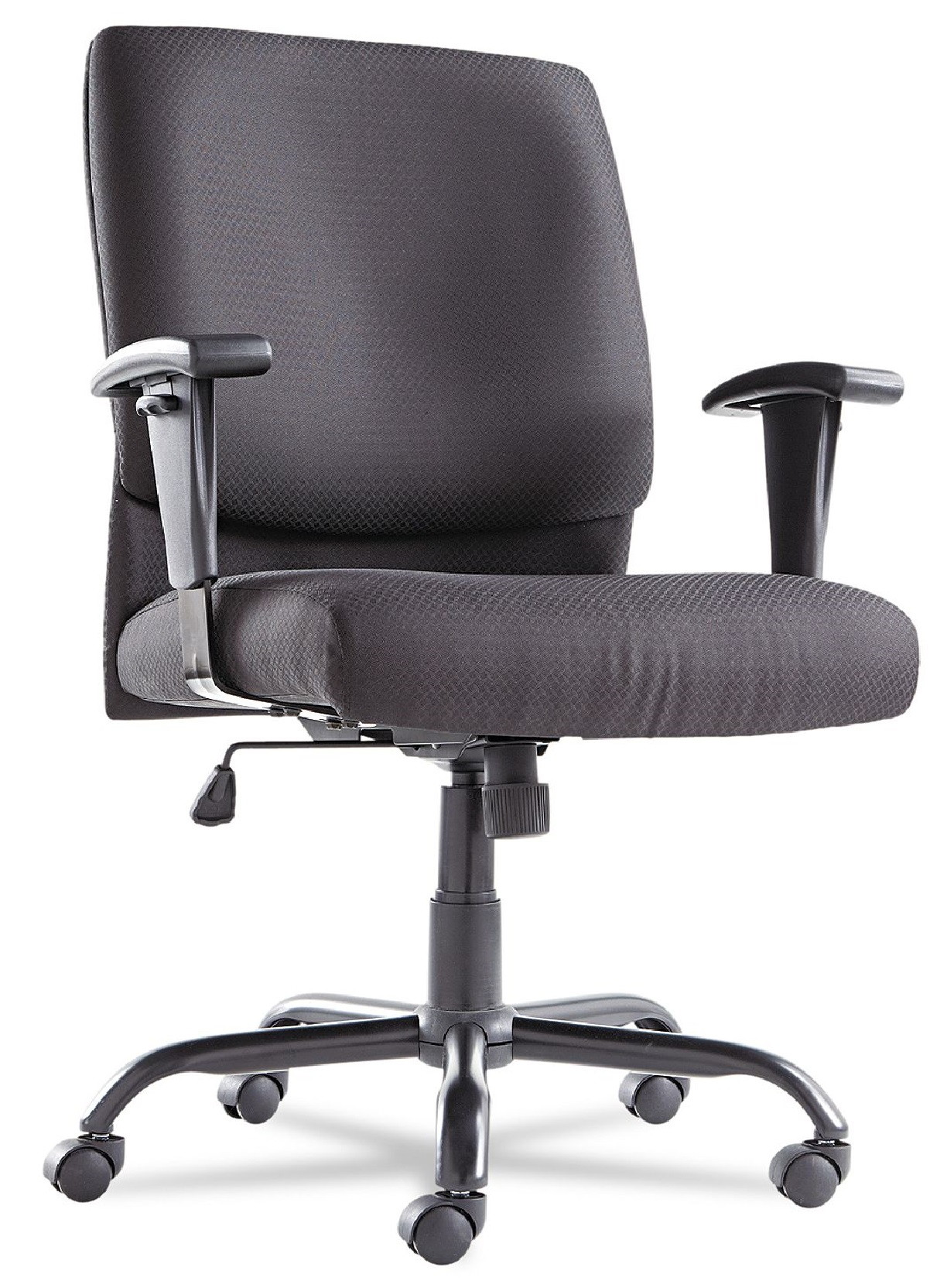 OIF BT4510 Big & Tall Swivel/Tilt Mid-Back Chair - Black