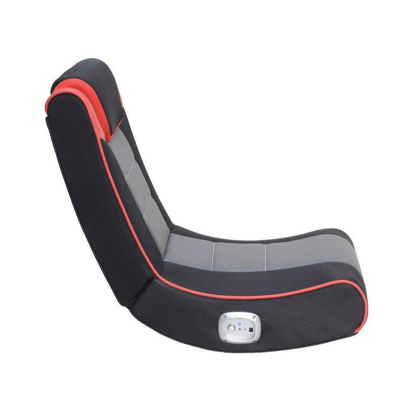 Graphite 2.0 Bluetooth Wireless Foldable Rocking Video Gaming Floor Chair Black/Red - X Rocker