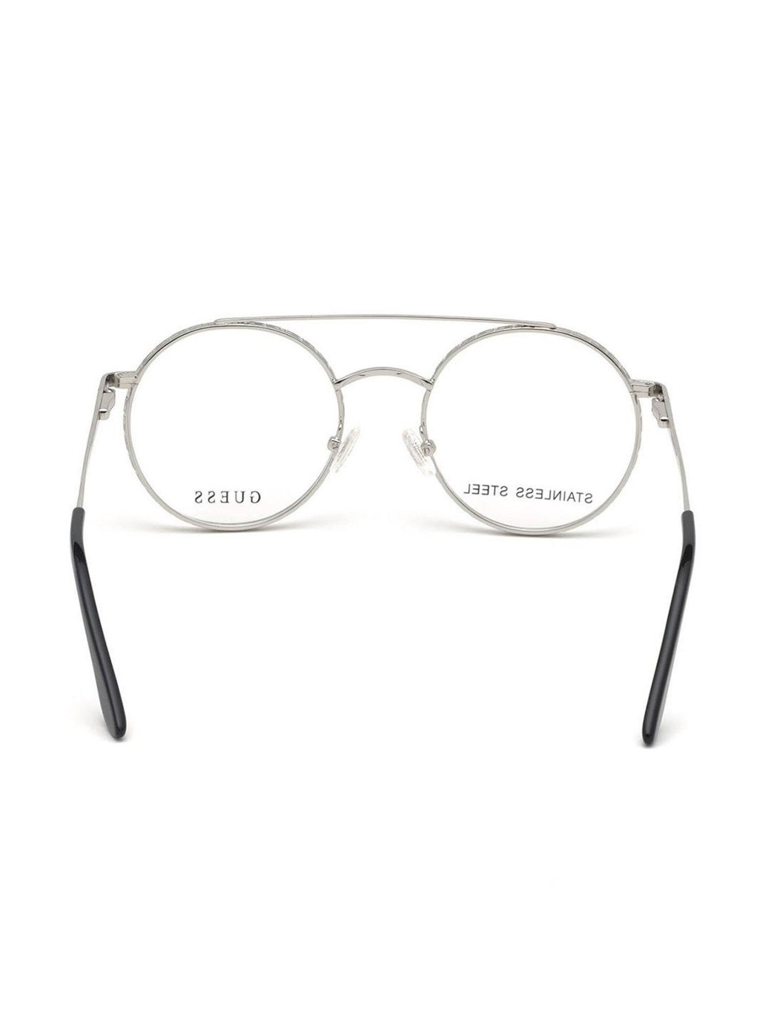 Guess Silver Round Eye Frames for Women