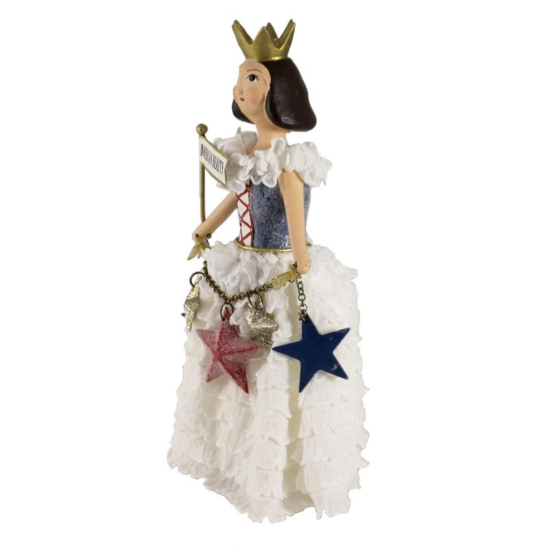 Heather Myers 9.5" American Beauty Patriotic Usa Crown  -  Decorative Figurines