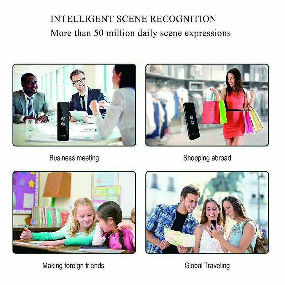 T8+ Translaty 2-Way Smart Instant Real Time Voice 40 Languages Translator