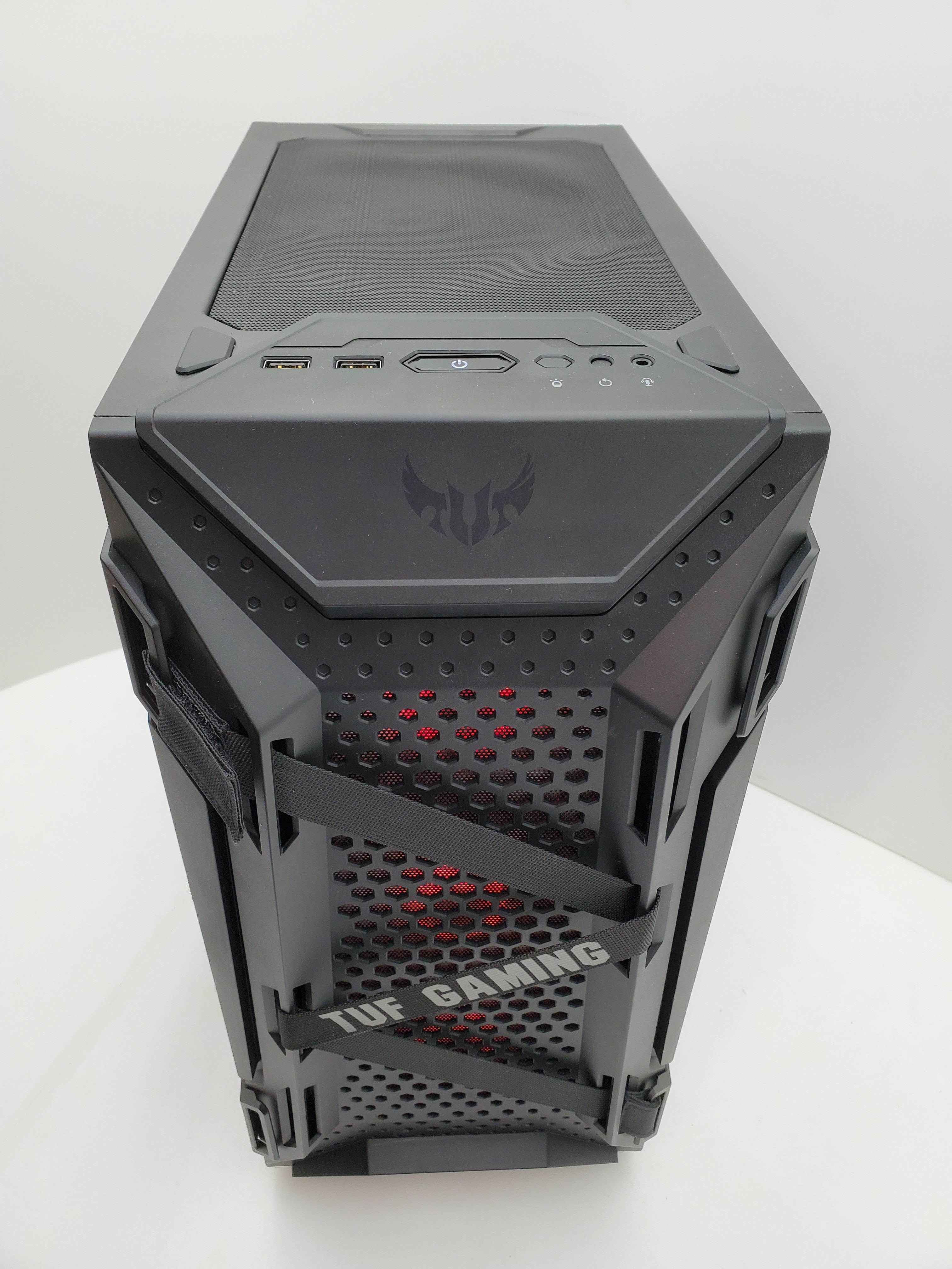 ASUS GT301 TUF LIQUID COOLED ARGB Intel 10-Core i9-10900K 3.7GHz - Nvidia GeForce RTX 3080 10GB GDDR6X - Z590 Chipset - 2TB 7200RPM + 256GB SSD - 32GB DDR4 3000MHz - 850W - Windows 10 Gaming Desktop