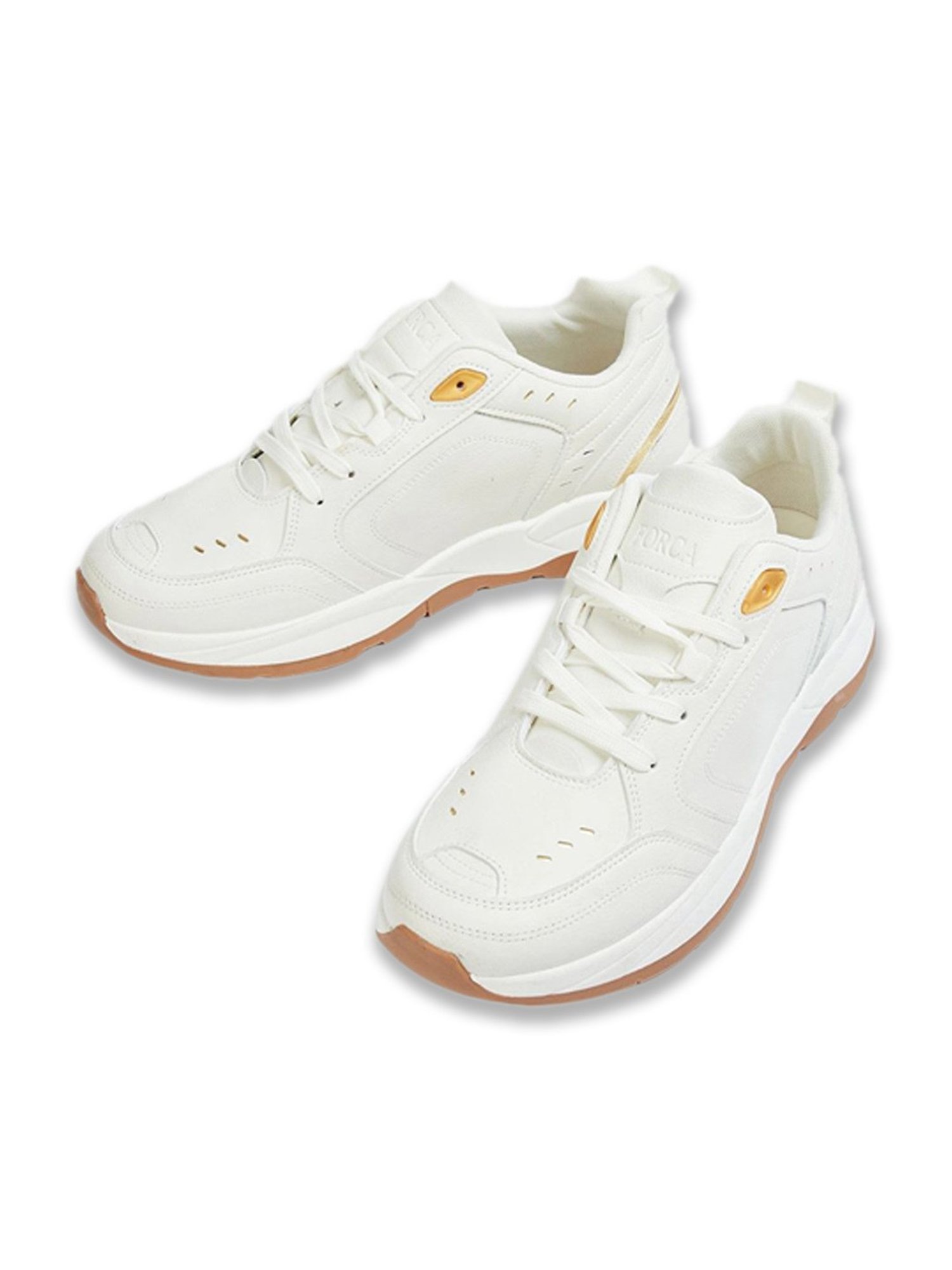 Forca by Lifestyle Men's White Running Shoes