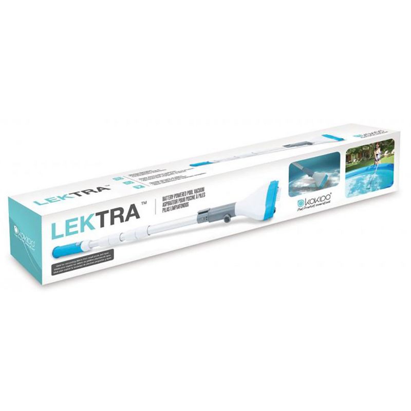 Kokido BC10CBX/US Lektra Battery Powered Cordless Swimming Pool Vacuum Cleaner