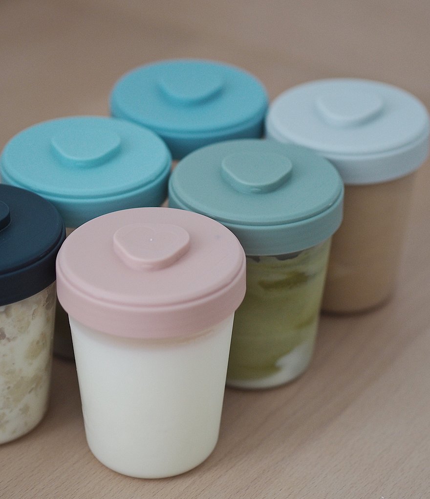BEABA Baby Food Clip Containers Set of 6 - Large