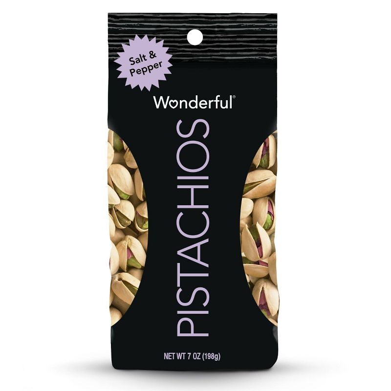 Wonderful Salt & Pepper Pistachios - 7oz