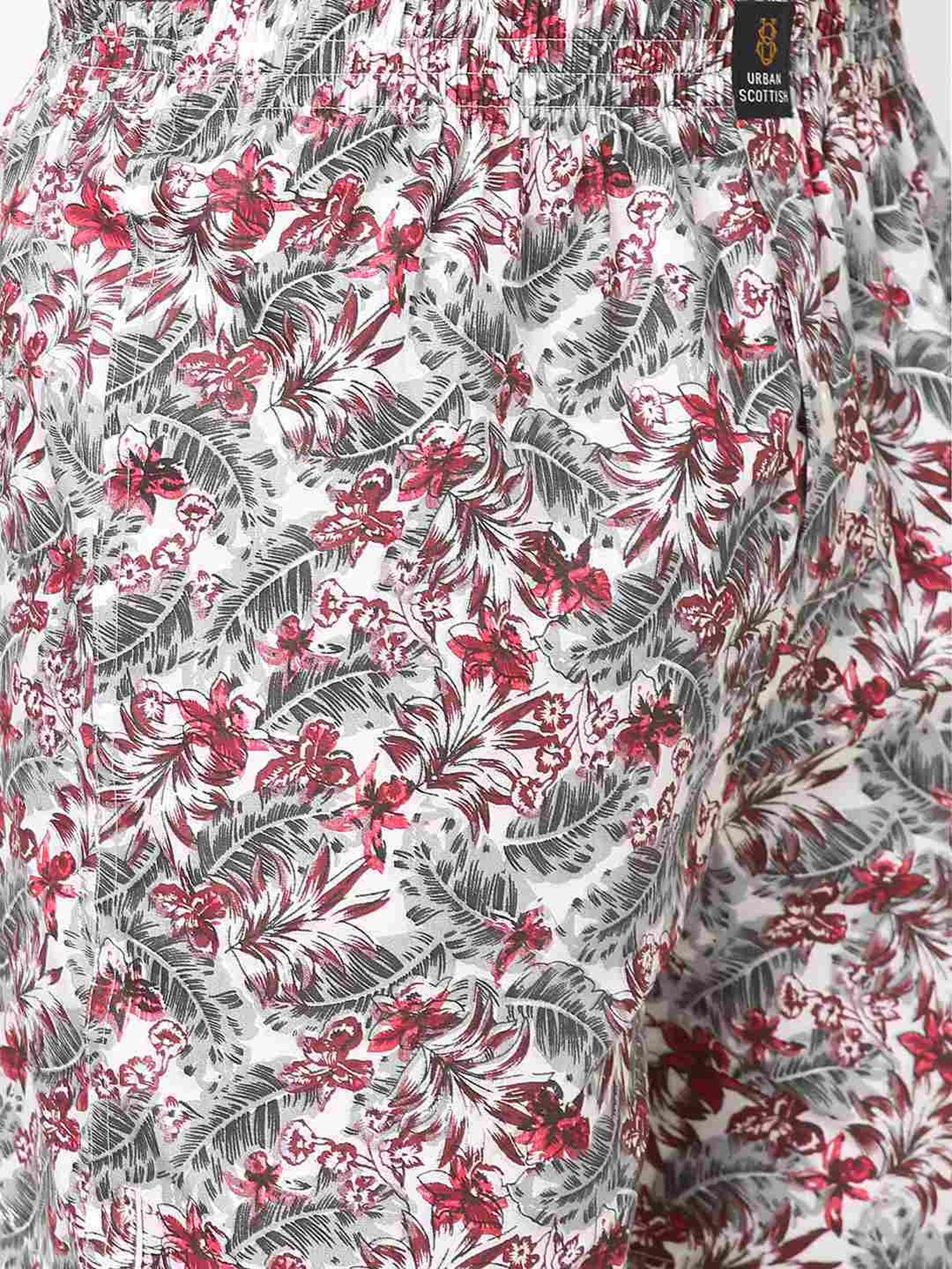 Urban Scottish Multicolored Regular Fit Printed Boxers - Pack Of 2