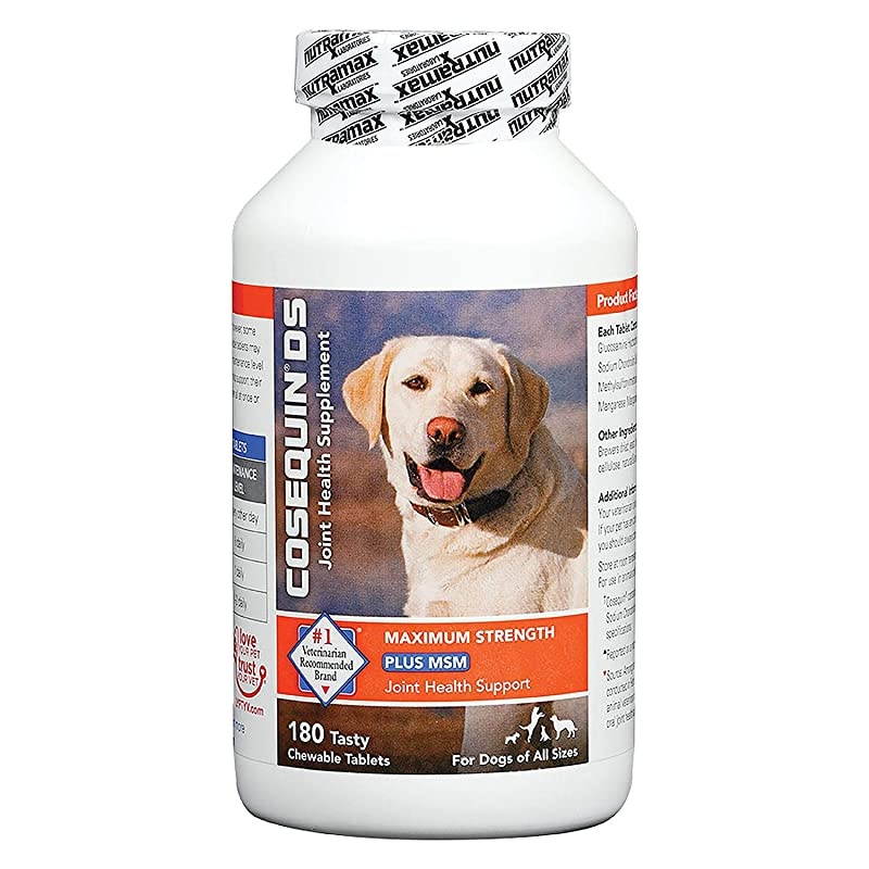 MSM Joint Health Supplement for Dogs 180 Chewable Tablets