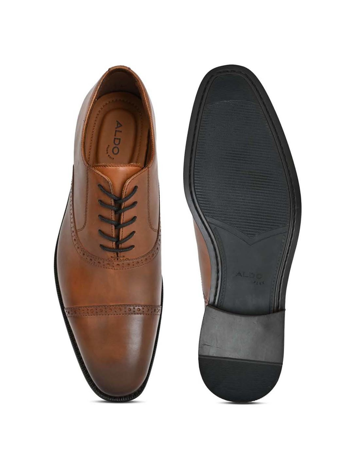 Aldo Men's Tan Oxford Shoes