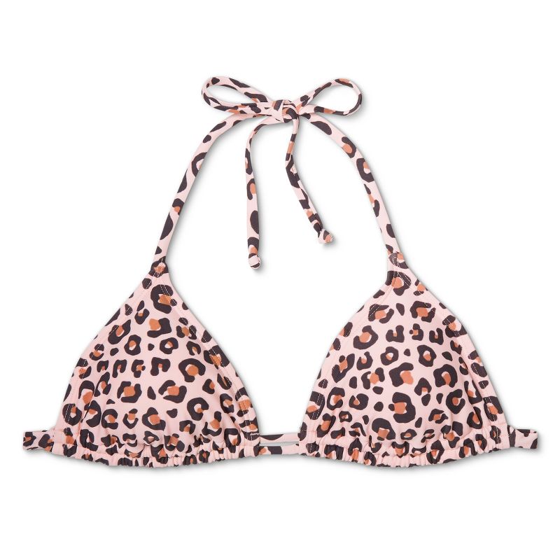 Juniors' Tie Side Hipster Bikini Bottom - Xhilaration™ Blue Floral M